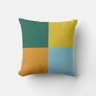 Blue Green Yellow Orange Cushion