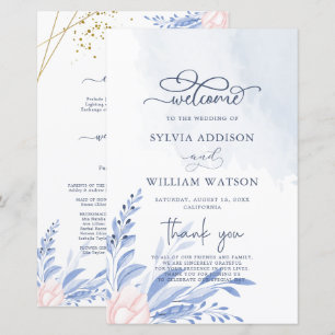 Blue Greenery Succulent Wedding Ceremony
