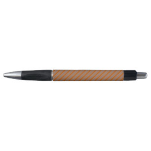Blue-grey and burnt orange five stripe pattern