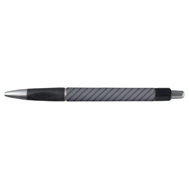 Blue-grey and charcoal five stripe pattern (Front)