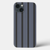 Blue-grey and charcoal five stripe pattern