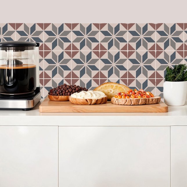 Blue, grey and earth-coloured diamond tiles (Creator Uploaded)