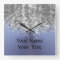 Blue grey and faux glitter
