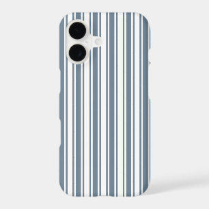 Blue-grey and white candy stripes