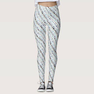 Blue Grey Clarinet Leggings