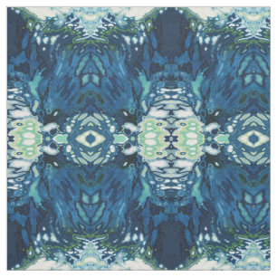 Blue, Grey, Cream & White Fabric 'Dublin'