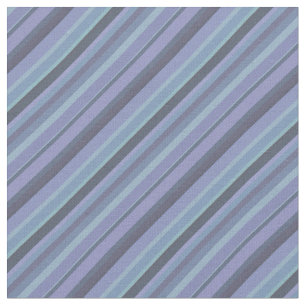 Blue-grey diagonal stripes fabric