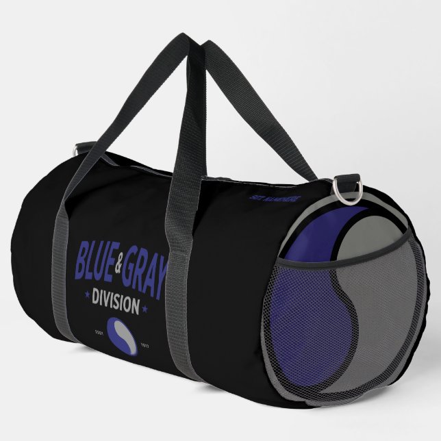 Blue & Grey Division 29th Infantry Division Custom Duffle Bag (Right Corner)