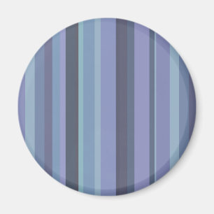 Blue-grey horizontal stripes magnet
