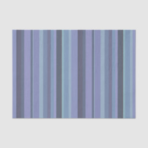 Blue-grey horizontal stripes tissue paper