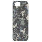 Blue Grey iPhone 5 digital camo case