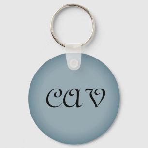 Blue Grey Keychain 