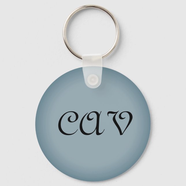 Blue Grey Keychain  (Front)