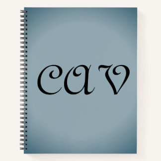 Blue Grey Notebook