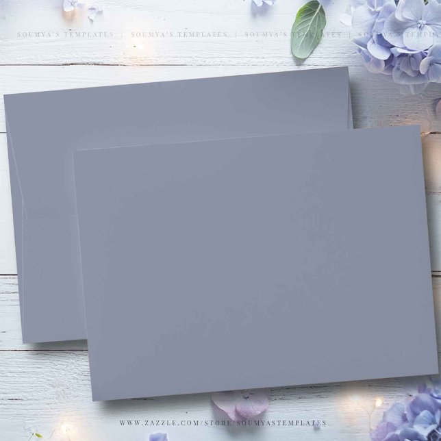 Blue Grey Plain Colour Envelope (Creator Uploaded)