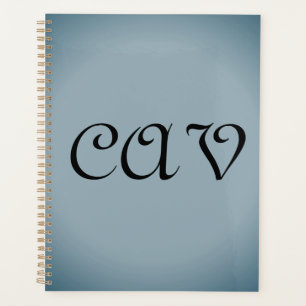 Blue Grey Planner