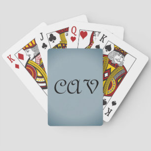 Blue Grey   Playing Cards