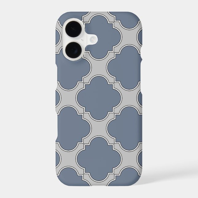 Blue-grey quatrefoil (Back)