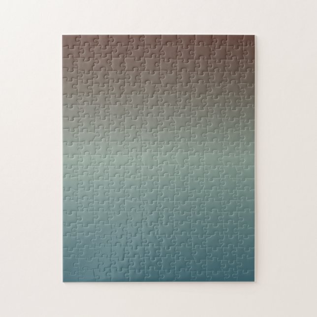 Blue-Grey Red-Grey Gradient Minimal Difficult Jigsaw Puzzle (Vertical)