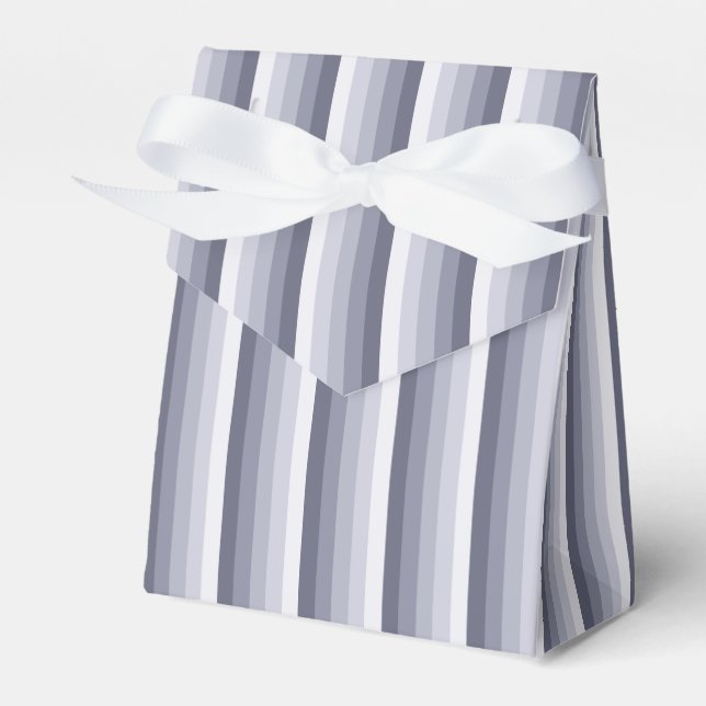 Blue grey shadow stripes favour box (Front Side)