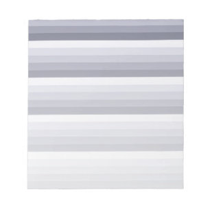 Blue grey shadow stripes notepad
