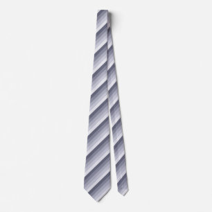 Blue grey shadow stripes tie