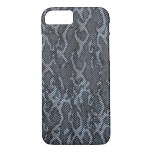 Blue Grey Snake Skin iPhone 8/7 Case
