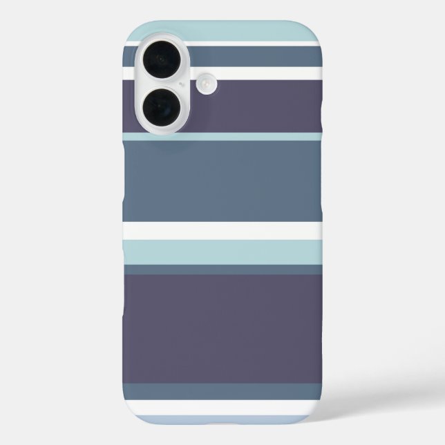 Blue-grey stripes  Case-Mate iPhone case (Back)