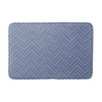 Blue-grey stripes double weave pattern