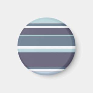 Blue-grey stripes magnet