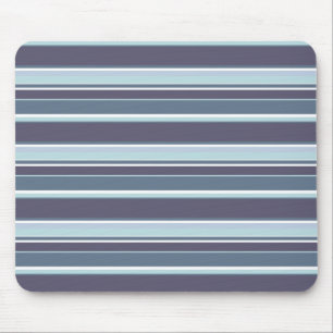 Blue-grey stripes mouse pad