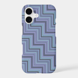 Blue-grey stripes stairs pattern