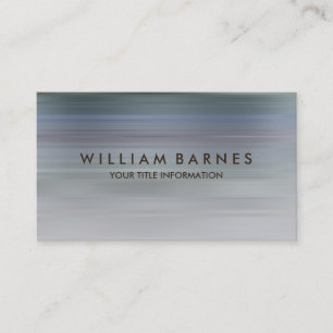 Blue Grey Teal Stripe Business Card