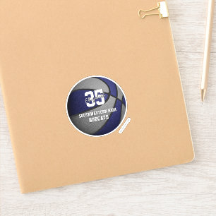 blue grey team colours girls boys basketball