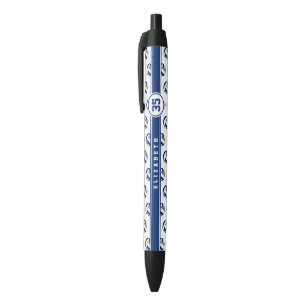 blue grey team colours volleyball player name black ink pen