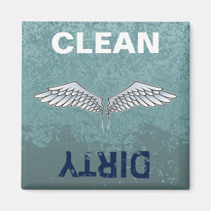 Blue-grey wings magnet