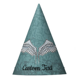 Blue-Grey Wings Party Hat