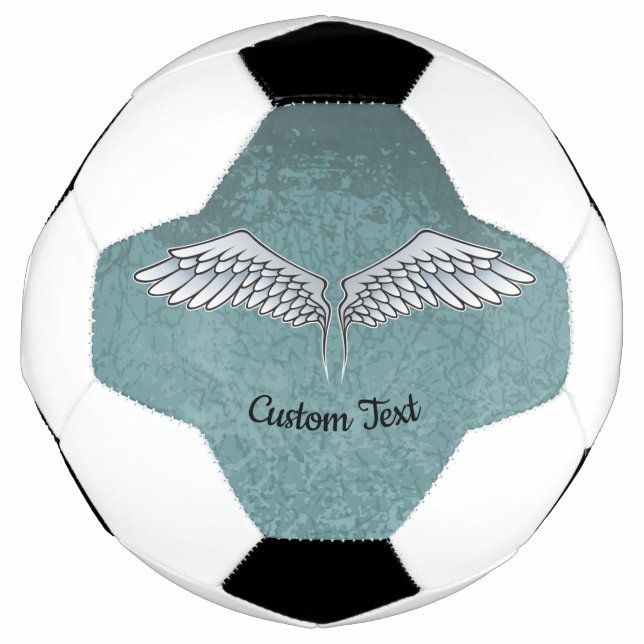 Blue-Grey Wings Soccer Ball (Front)