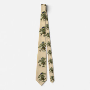 Blue Grosbeak from Audubon's Birds of America Tie