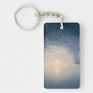 Blue Grotto, Island of Capri, Campania, Italy Key Ring