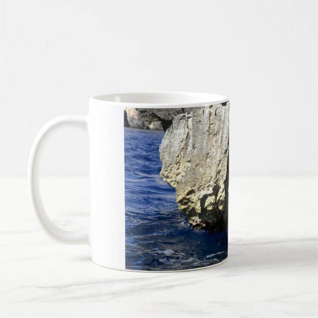 Blue Grotto, Malta Coffee Mug (Left)