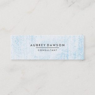 Blue Grunge Mini Business Card