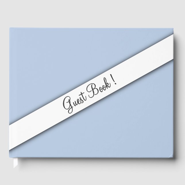 Blue Guest Book (Front)