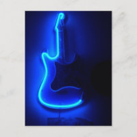 Blue Guitar, Cool Neon Sign