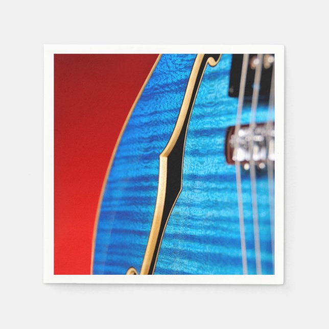 Blue Guitar Napkin (Front)