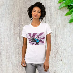 Blue Guitar Womens T-Shirt