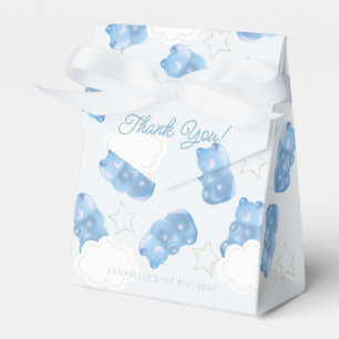 Blue Gummy Bear Boy Birthday Favour Box