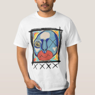 Blue Guy mixed media  T-Shirt