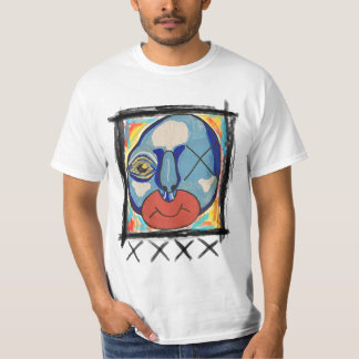 Blue Guy mixed media  T-Shirt