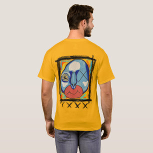 Blue Guy mixed media  T-Shirt